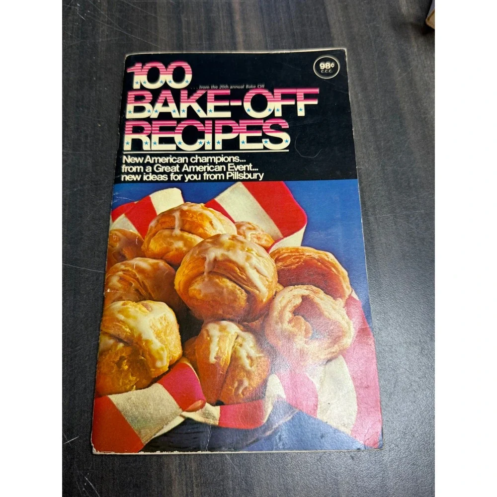 Vintage Pillsbury 100 Bake-Off Recipes 20th Annual Cookbook Booklet 1969